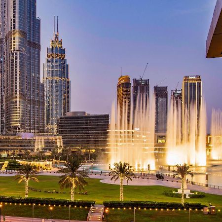 First Class 2Br With Full Burj Khalifa And Fountain View Dubaj Kültér fotó
