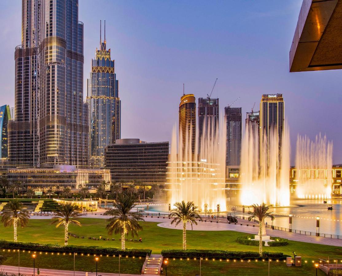 First Class 2Br With Full Burj Khalifa And Fountain View Dubaj Kültér fotó