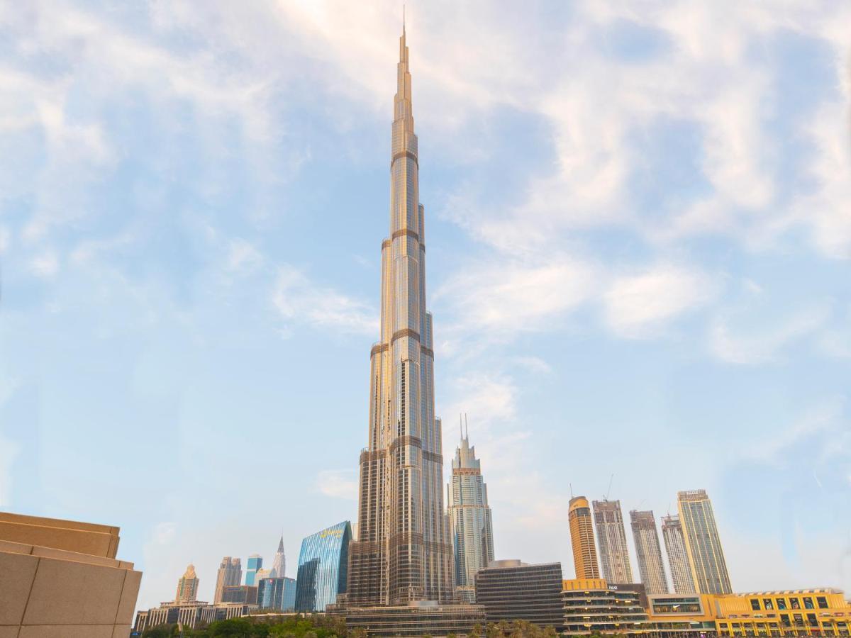 First Class 2Br With Full Burj Khalifa And Fountain View Dubaj Kültér fotó